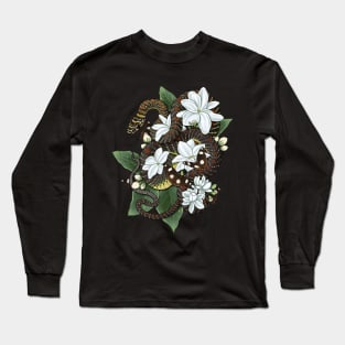 Paradise Flying Snake with Sampaguita Long Sleeve T-Shirt